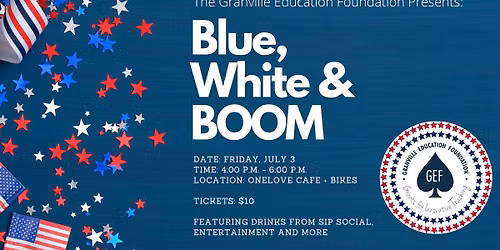Blue, White & BOOM 2026