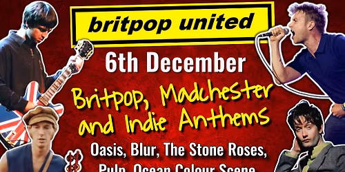 BRITPOP UNITED (Britpop Tribute Band) Live at Tapestry Arts (Bradford)