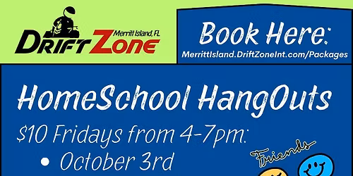 HomeSchool Hangouts (A Monthly Friday, 3-Hr Event)