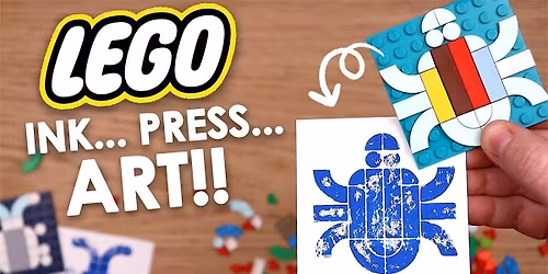 Lego printmaking