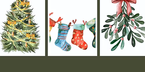 Watercolor Workshop: Holiday Cheer