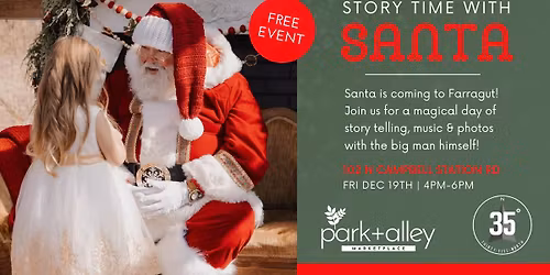 FREE Story Time with Santa 