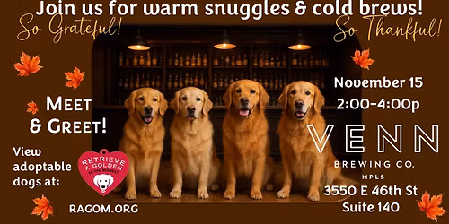 Meet & Greet at Venn Brewing (Minneapolis, MN)