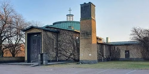 Kvibergs kyrkog\u00e5rd med visning av krematoriet 