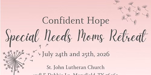 Navigating with Hope Special Needs Moms Retreat