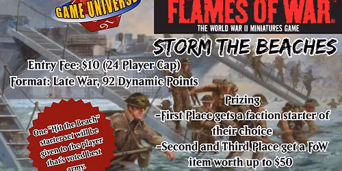 Flames of War Storm the Beaches