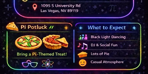 \ud83e\udd67\u2728 LVSA Pi Day Potluck & Dance Party \u2728\ud83d\udd7a