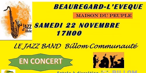 Jazz Band de Billom communauté en concert.