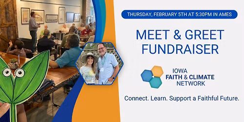 Growing Faith for Climate Action: Meet & Greet Fundraiser in Ames