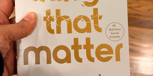 Things that matter book club
