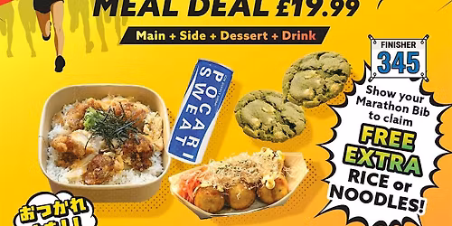 London Marathon Meal Deal \u00a319.99