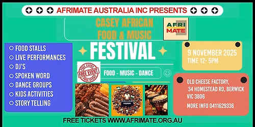 CASEY AFRICAN FOOD & MUSIC FESTIVAL