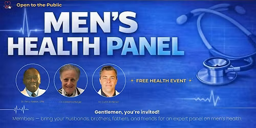 MEN'S HEALTH PANEL Presented by The Miami Woman\u2019s Club