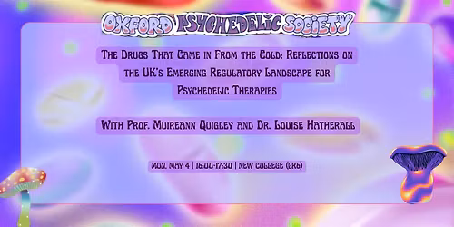 Muireann Quigley and Louise Hatherall: The Drugs That Came in From the Cold