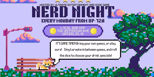 Nerd Night Mondays at Local Bar Hop