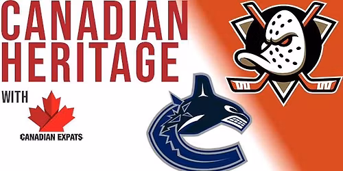 Canadian Hockey Heritage Night: Ducks play Canucks