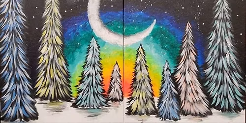 Date Night Paint and Sip: Aglow in the Snow