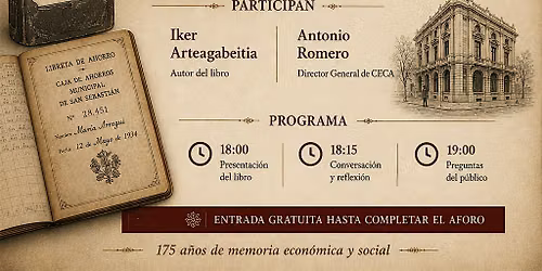 Presentaci\u00f3n del libro 175 Historias de las Cajas de Ahorros Vascas -