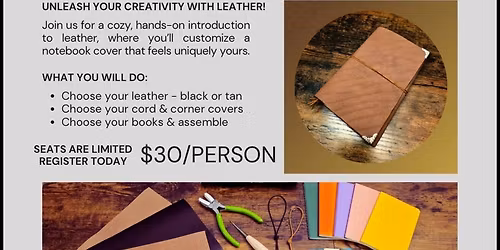 Leather Notebook Workshop