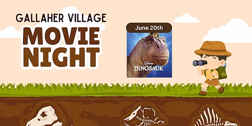 Dinosaur at Gallaher Village Square\ud83c\udfac
