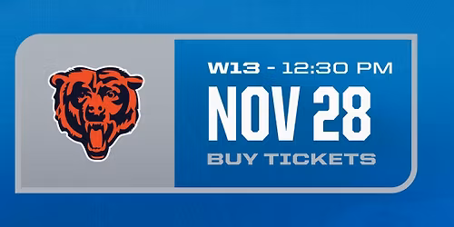 Chicago Bears at Detroit Lions at Ford Field