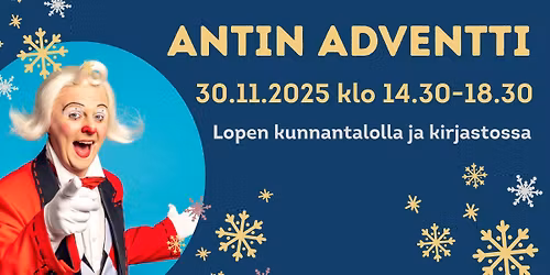 Antin Adventti joulunavaustapahtuma