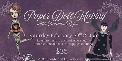 Paper Doll Making with Carmen Rein