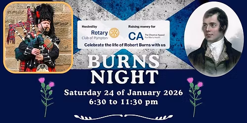 Plympton Rotary Burns Night 2026