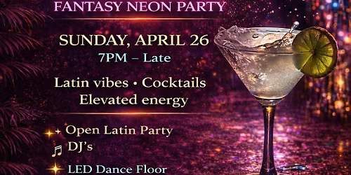 Velvet Sundays Fantasy Neon Party