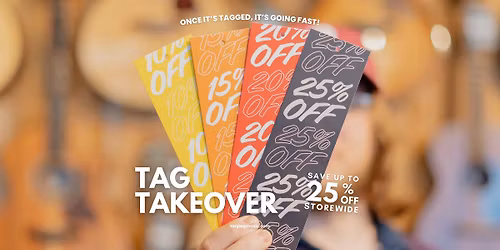 Tarpley's Tag Takeover Sales Event!