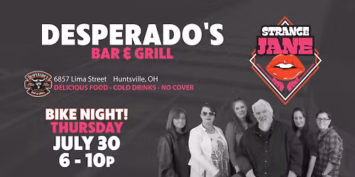 Desperado's Bar & Grill Bike Night   |   Strange Jane
