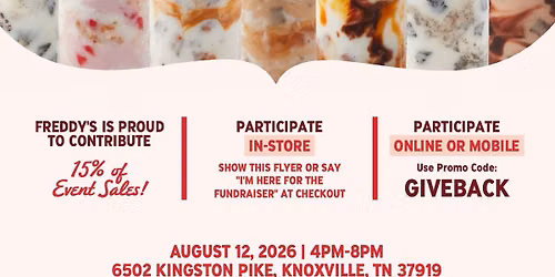 Freddy's Fundraiser