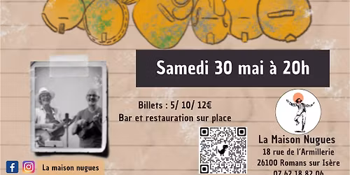 Concert - LE CHANTEUR IMAGINAIRE - DUO
