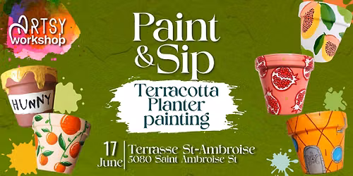 Paint & Sip | Terracotta Planter Edition