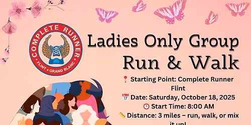 Ladies Only Group Run & Walk