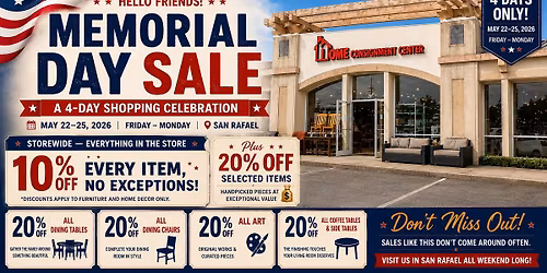 MEMORIAL DAY SALE - All Weekend