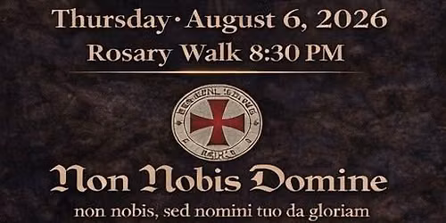 7th of walking Rosary Novena in downtown El Paso