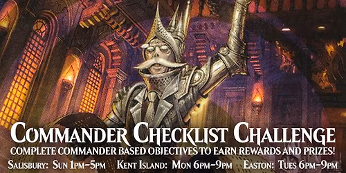 [Kent Island] MTG: Commander Checklist Challenge