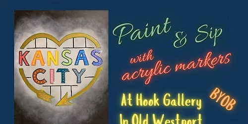 KC Pride Draw & Sip with acrylic markers - Relax, Learn, Socialize & Create