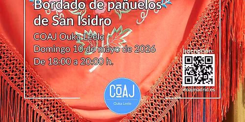 Bordado de pa\u00f1uelos de San Isidro