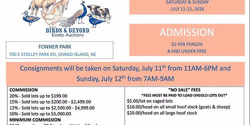 Birds &Beyond Exotic Auction