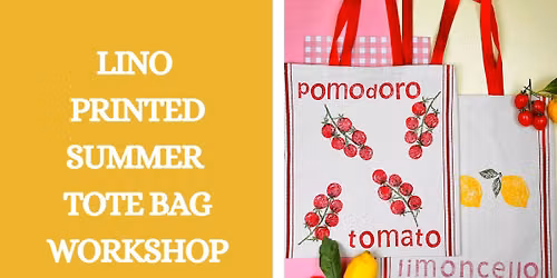 Summer Lino Printed Tote Bag Workshop