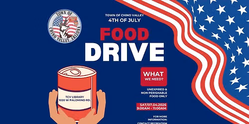 4th of July🥫FOOD DRIVE