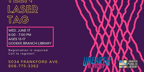 Teen Laser Tag at Godeke Branch Library