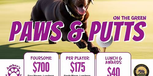 paws & Putts on the Green 10th annual golf tournament fundraiser 