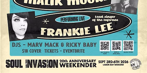 Thee Soul Revue w\/ Crystal Tears - Malik Moore - Frankie Lee
