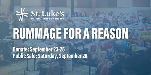 Rummage for a Reason at St. Luke's
