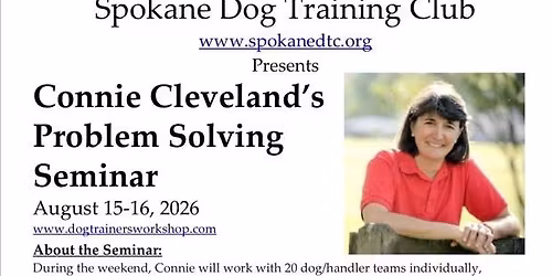 Connie Cleveland \u2018s problem solving seminar 