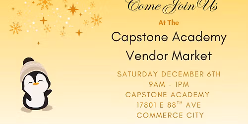 1st Annual Capstone Vendor Market 