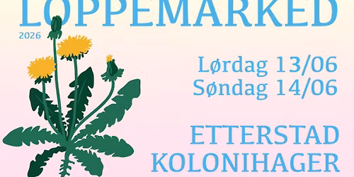 Loppemarked i Etterstad kolonihager